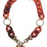 Chunky Large Link Heart Ne..